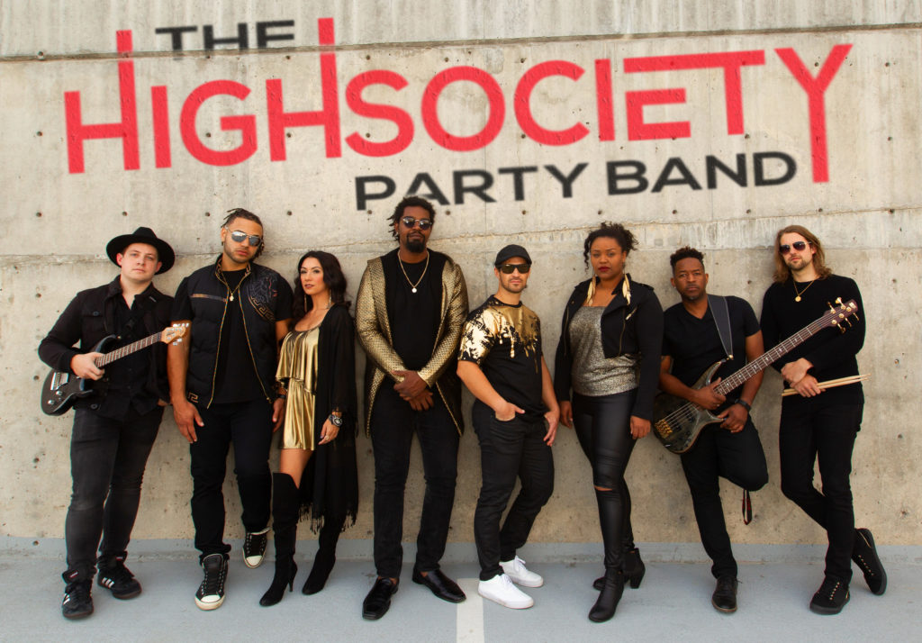 Header image for High Society party band