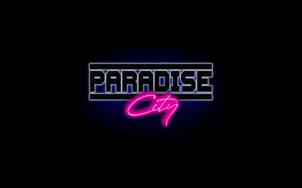 Utah 80's Band Paradise City Logo