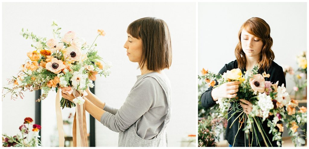 Bouquet classes and bridal floral education