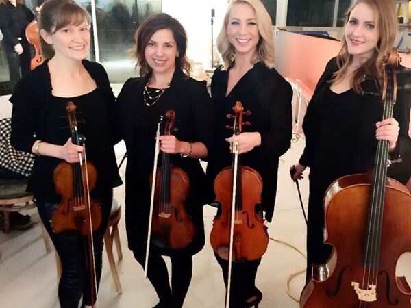 String Quartet video shoot