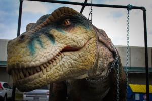 Realistic dinosaur costume
